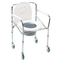Foshan Commode Chair Movable 46cm FS696